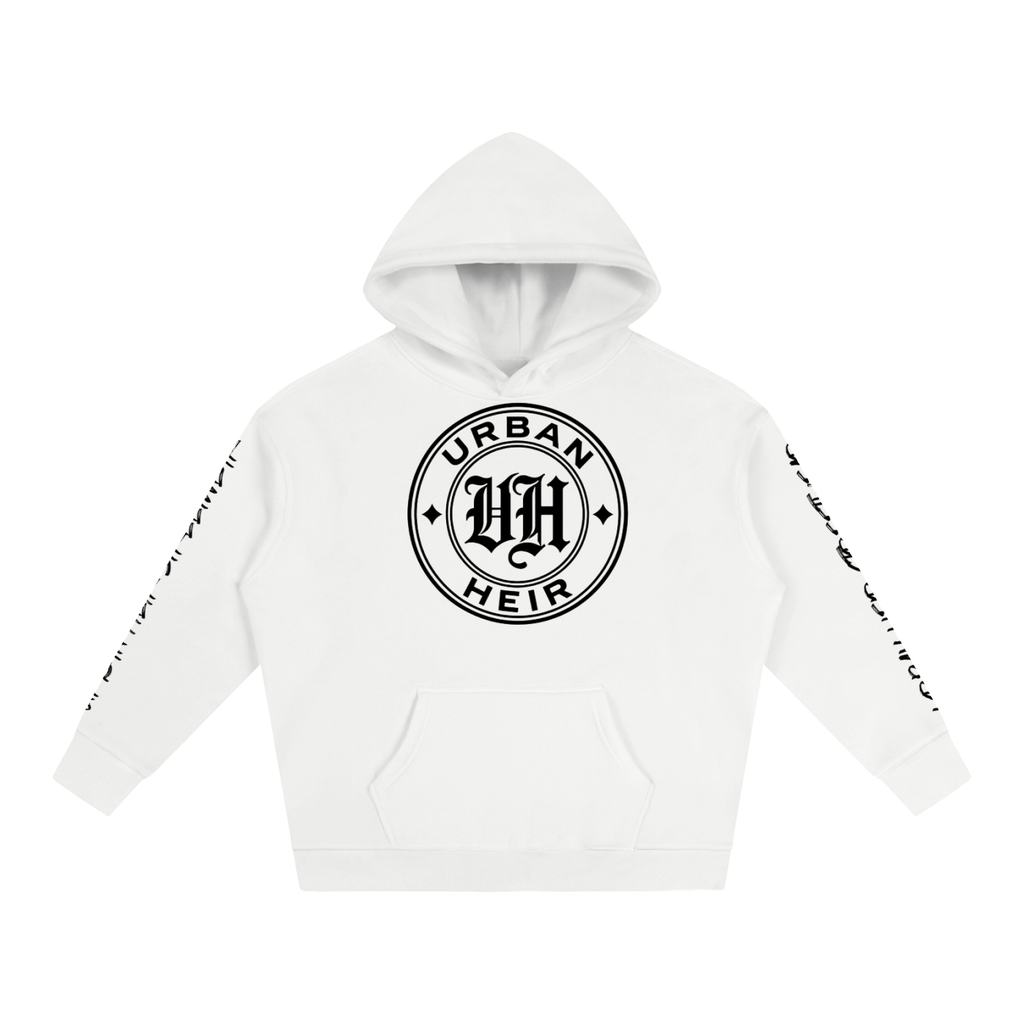 Simple Logo Fleeced Hoodie