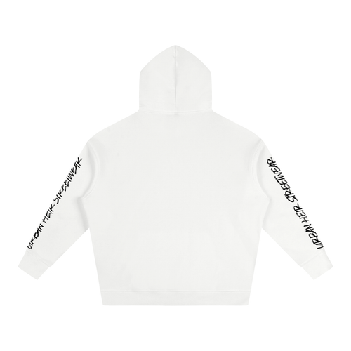 Simple Logo Fleeced Hoodie