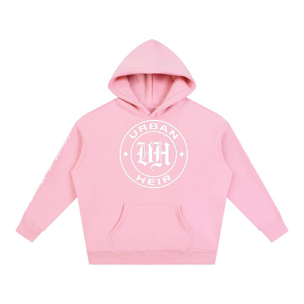 Simple Logo Fleeced Hoodie
