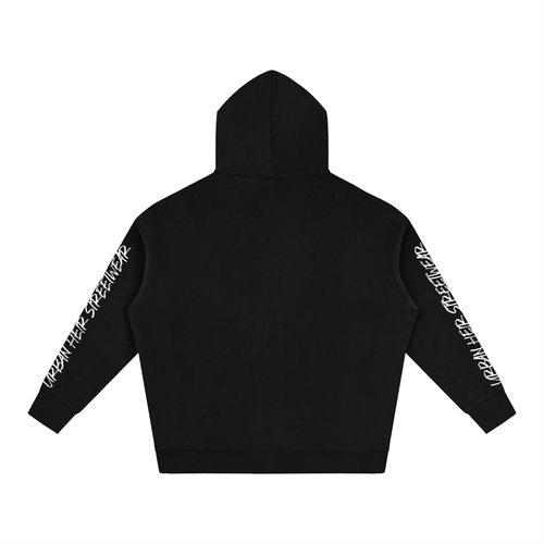 Simple Logo Fleeced Hoodie