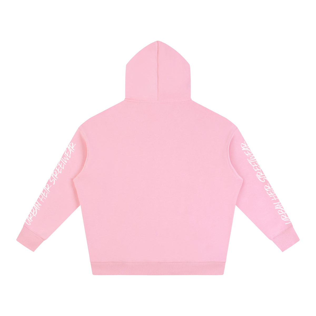 Simple Logo Fleeced Hoodie