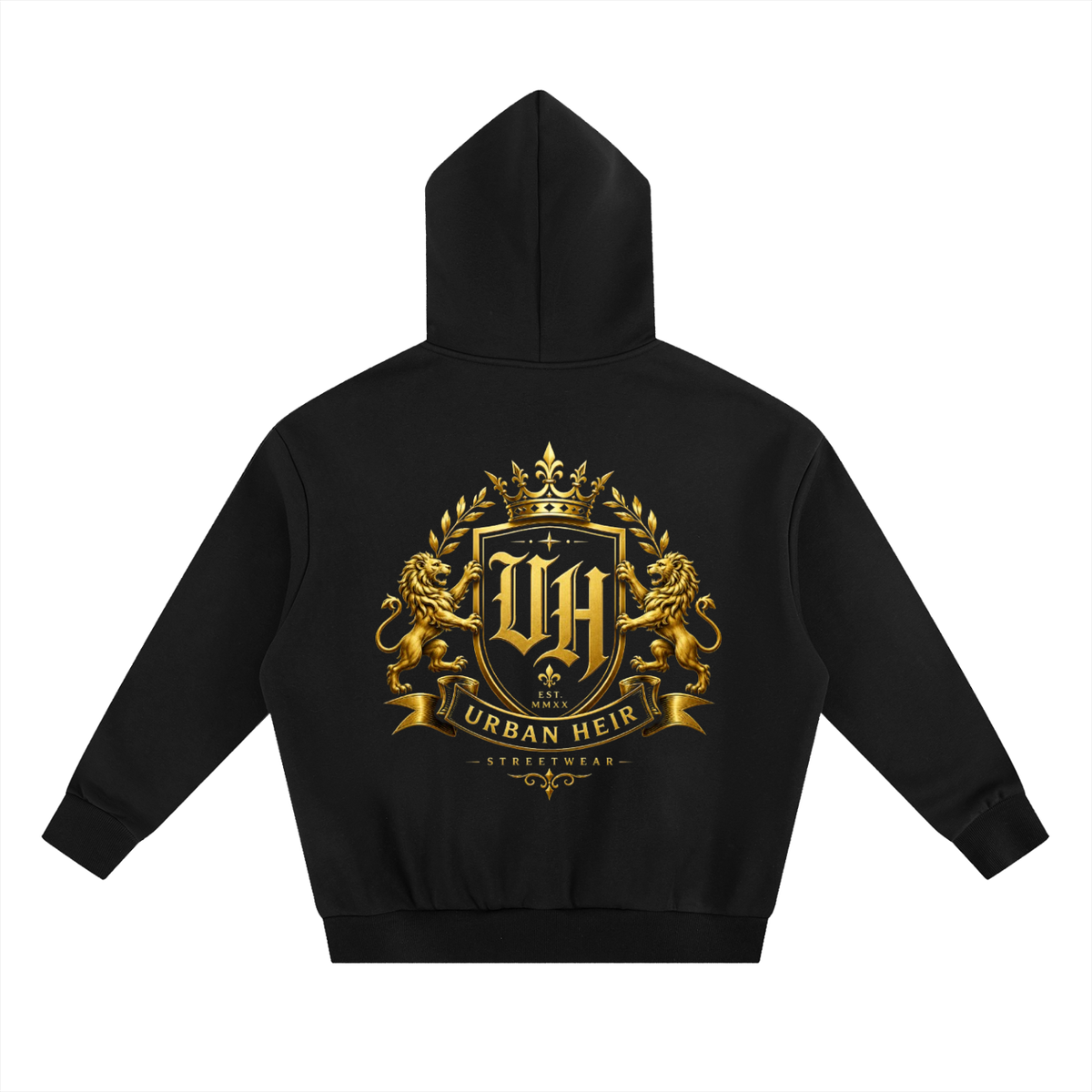 Urban Heir Gold Crest Fleece Hoodie